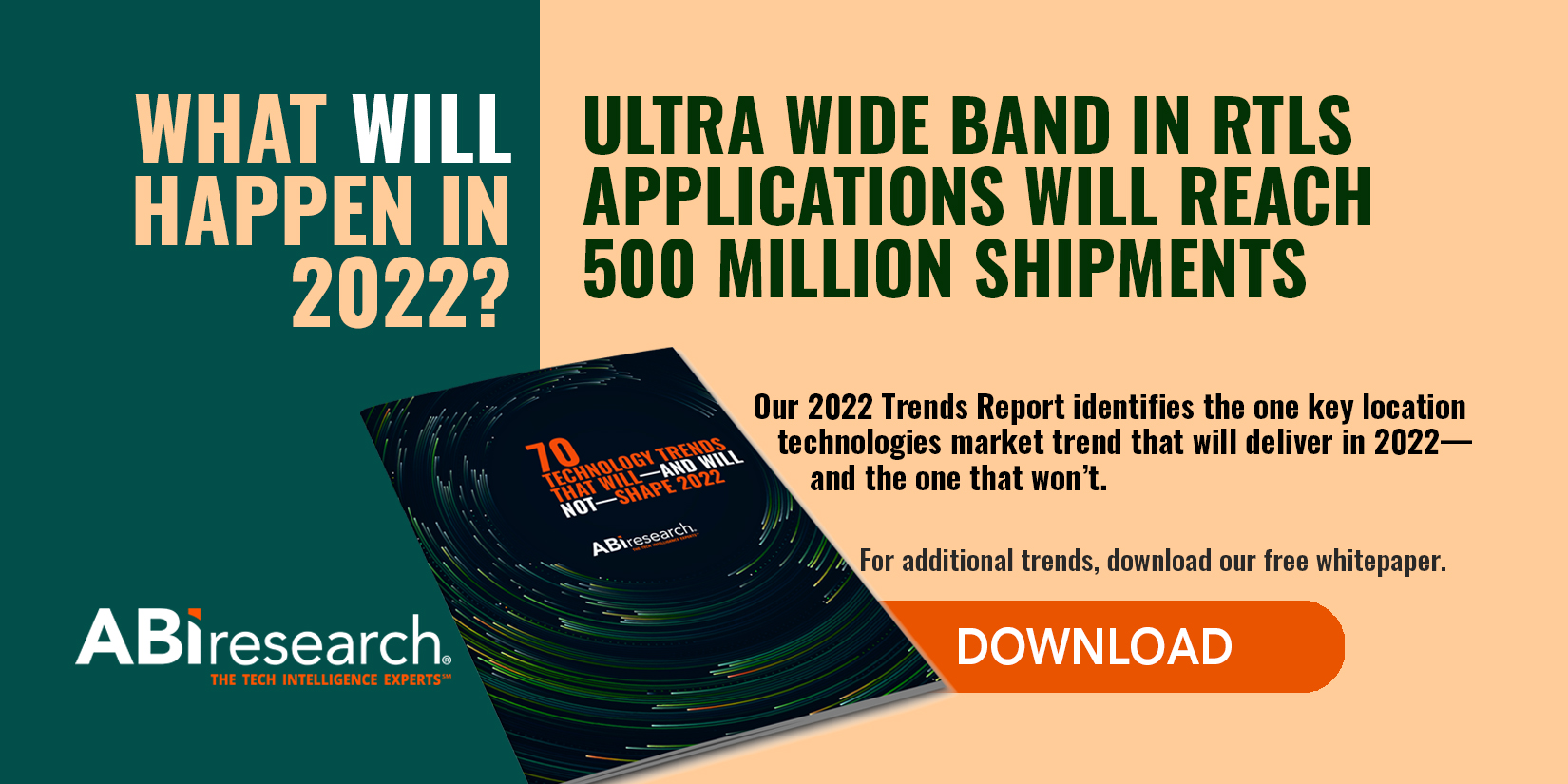 2022 Will See UWB in RTLS Applications Reach 500 Million Shipments